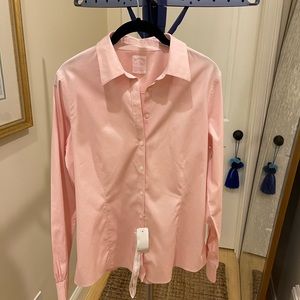 Brooks Brothers Non-Iron Classic-Fit Striped Stretch Cotton Poplin Shirt, 10